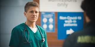 Matthew discovers three's a crowd in Casualty.