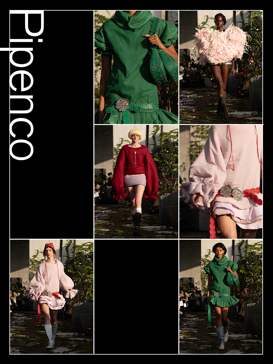 Looks from the Pipenco spring/summer 2026 collection.