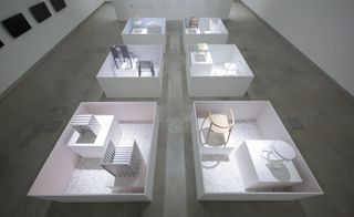 The show is divided by Didero into six divisions of 'Between': 'Textures', 'Objects', 'Relationships', 'Boundaries', 'Senses' and 'Processes'