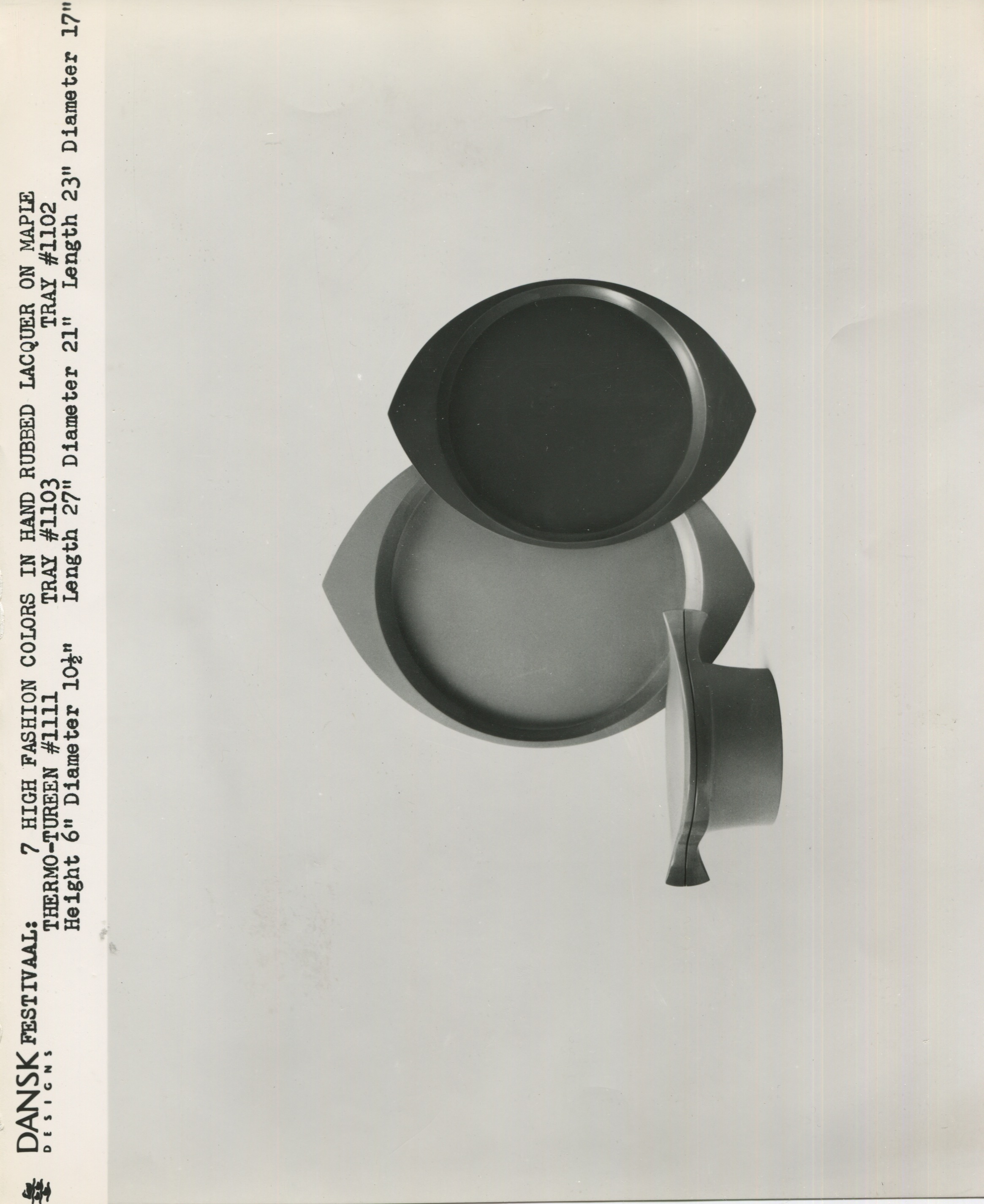 Archive images from Dansk, relaunched by Form Portfolios