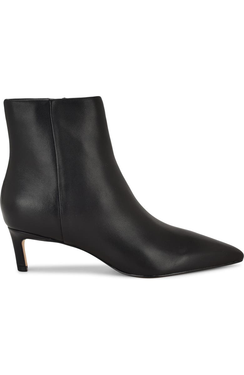 Brite Pointed Toe Kitten Heel Bootie