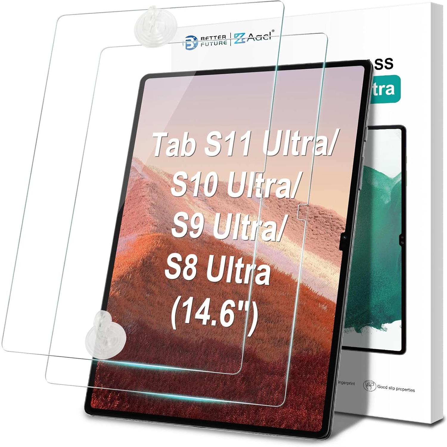 AACL 2 Pack Tempered Glass for Samsung Galaxy Tab S11 Ultra