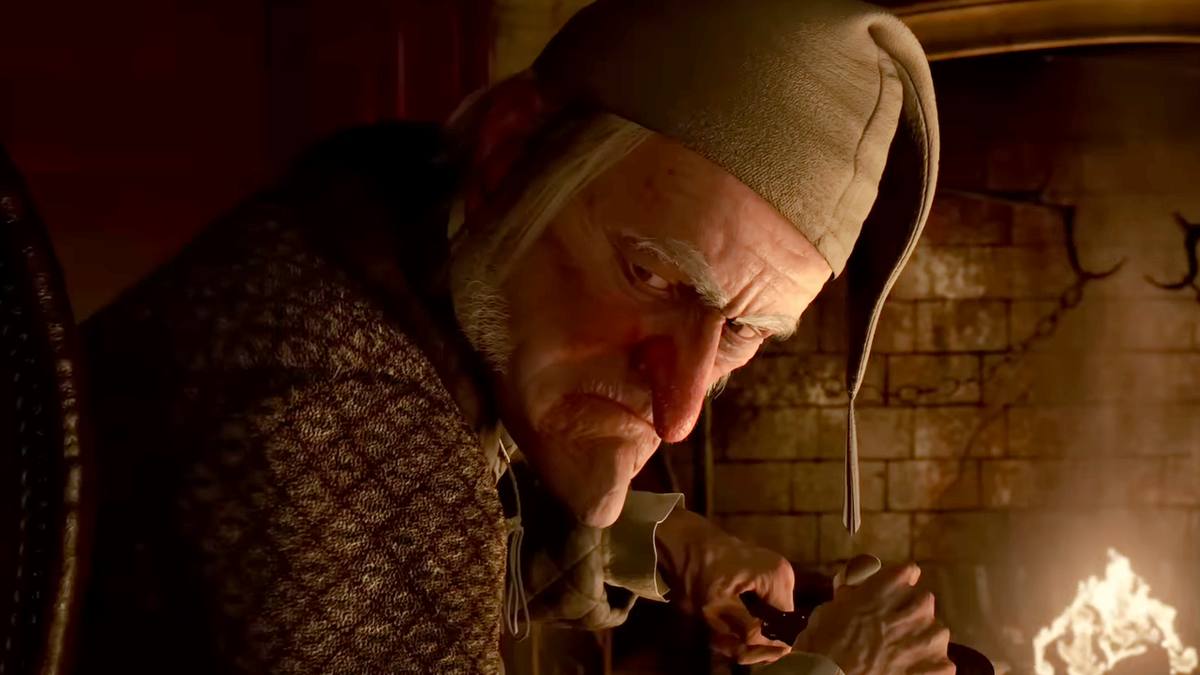 Scrooge in Disney&#039;s A Christmas Carol.