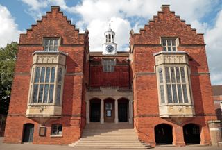 Exterior of Harrow School, one of the most expensive private schools in the UK