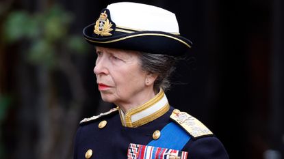 Princess Anne won’t receive prestigious title, seen here attending the Committal Service for Queen Elizabeth II 