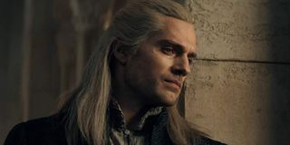 The Witcher Geralt almost sneers at the camera