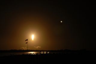 After 'Remarkable' Night Launch, Complex Shuttle Flight Ahead