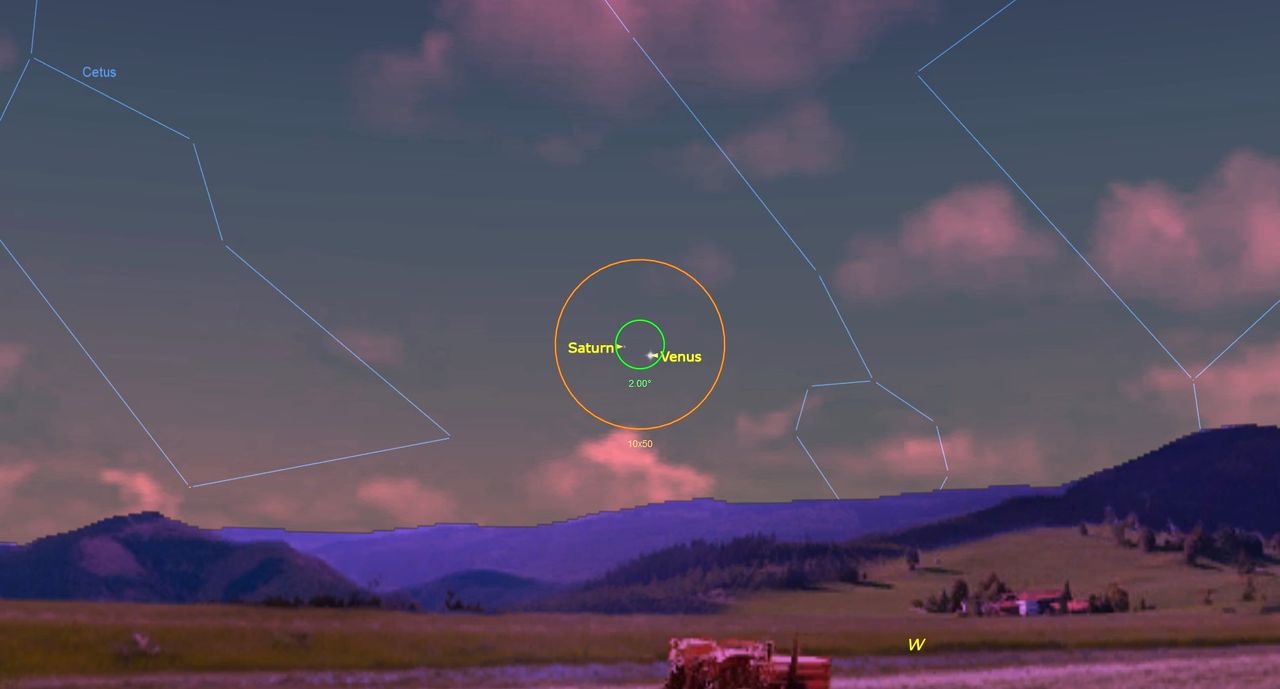 A map of the night sky.