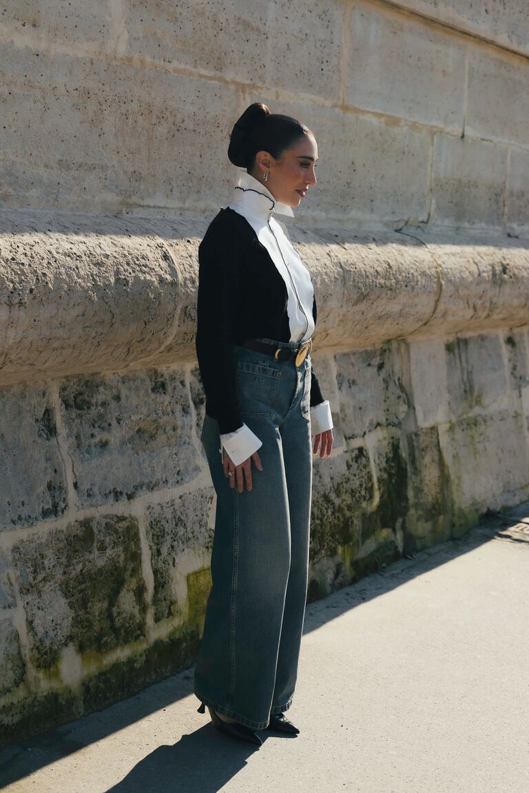 fashion insiders attend day 1 of paris fashion week wearing neutral outfits