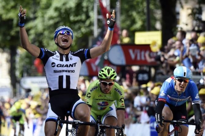 Marcel Kittel (Giant-Shimano) wins stage 1 of the Tour de France