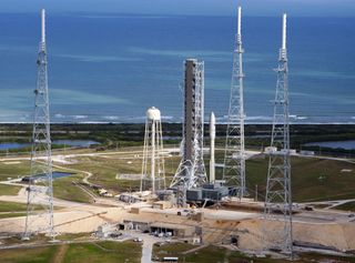 Orbital ATK is considering Launch Pad 39B at NASA's Kennedy Space Center in Cape Canaveral, Florida, as a potential launch site for its new OmegA rocket.