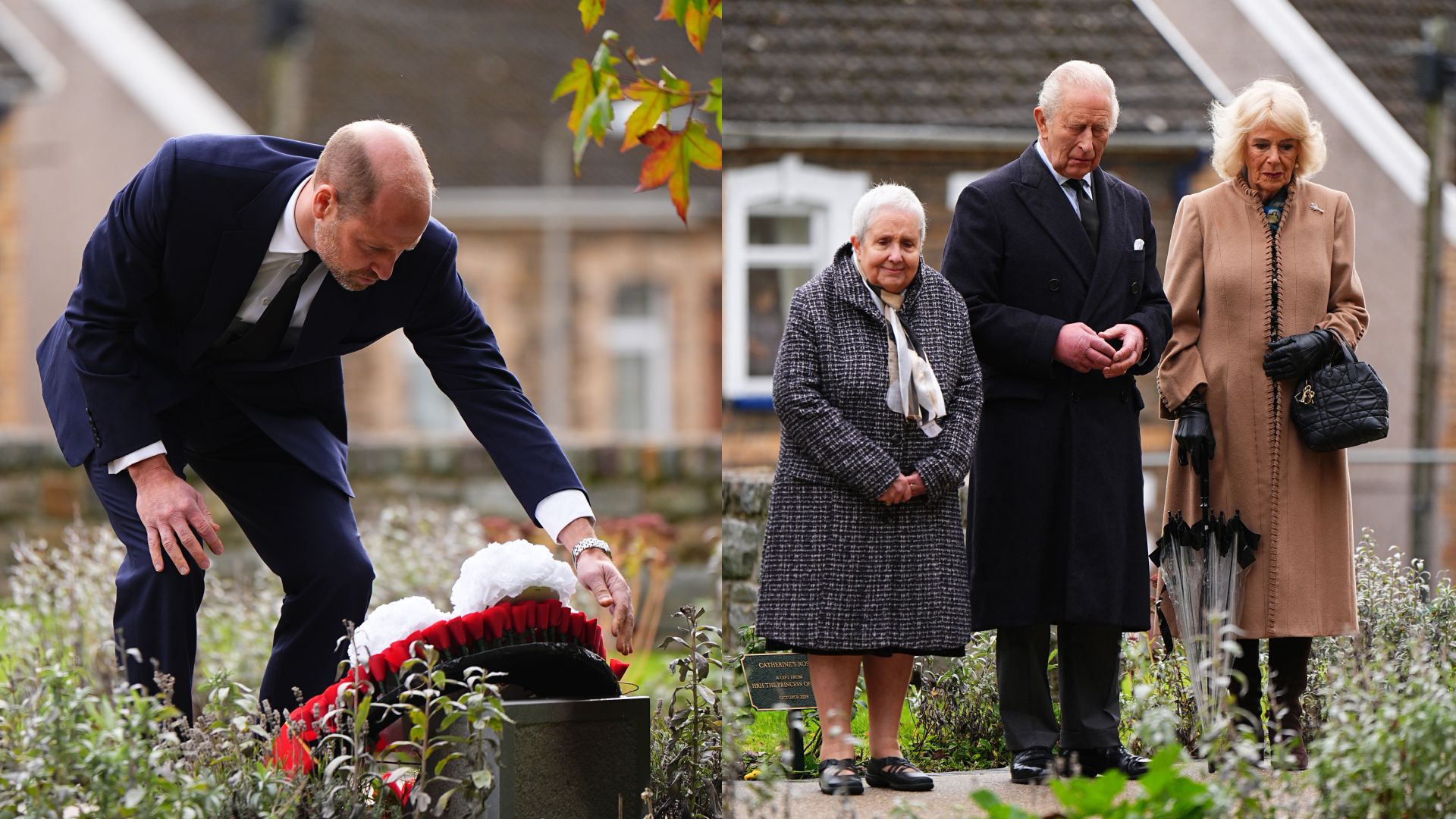 Three generations of royalty gather to mark Aberfan's silent sorrow