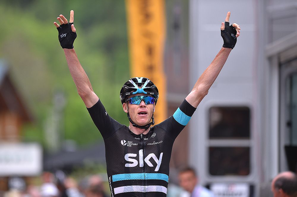 Chris Froome wins stage 5 at the Criterium du Dauphine