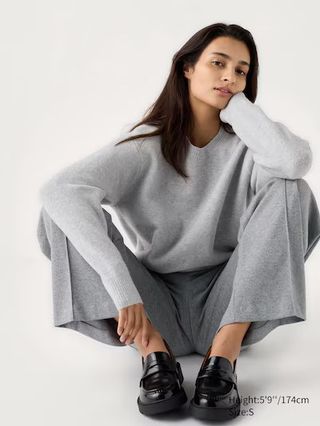 Unilqo, Soufflé Yarn Crew Neck Jumper