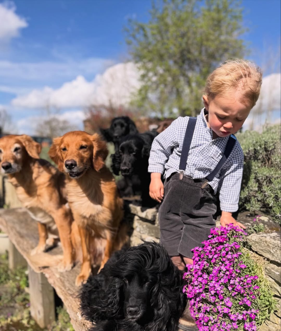 Carole Middleton reads to grandson Inigo, James Middleton's son, for Easter