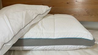 Simba Hybrid Firm Pillow with layer removed