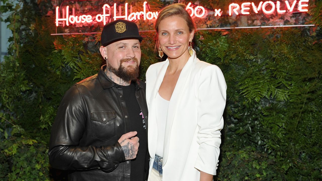 Cameron Diaz and husband Benji Madden 