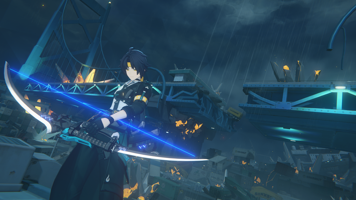 Zenless Zone Zero Version 1.4 promotional screenshot showing a new character.