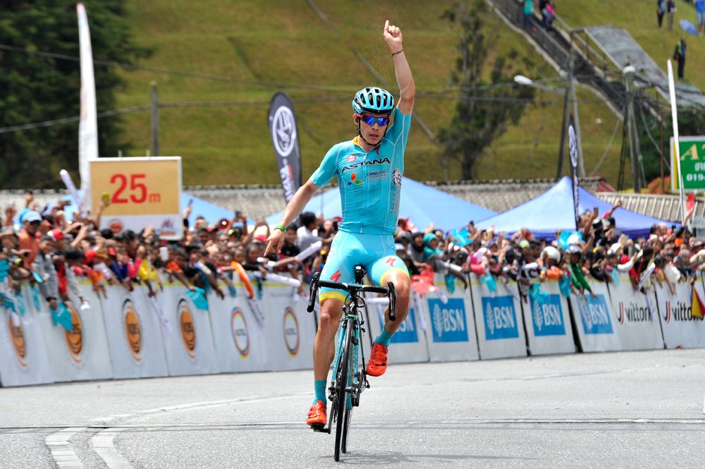 Miguel Angel Lopez (Astana) wins stage 4 at the Le Tour de Langkawi