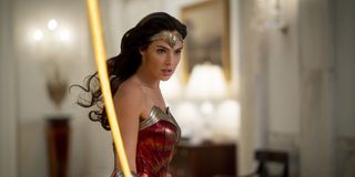 Wonder Woman (Gal Gadot) wields her lasso in a scene from 'Wonder Woman 1984'