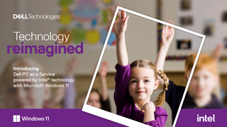 Whitepaper cover with title and image of young female student with raised arm in the classroom, with a tablet graphic overlay