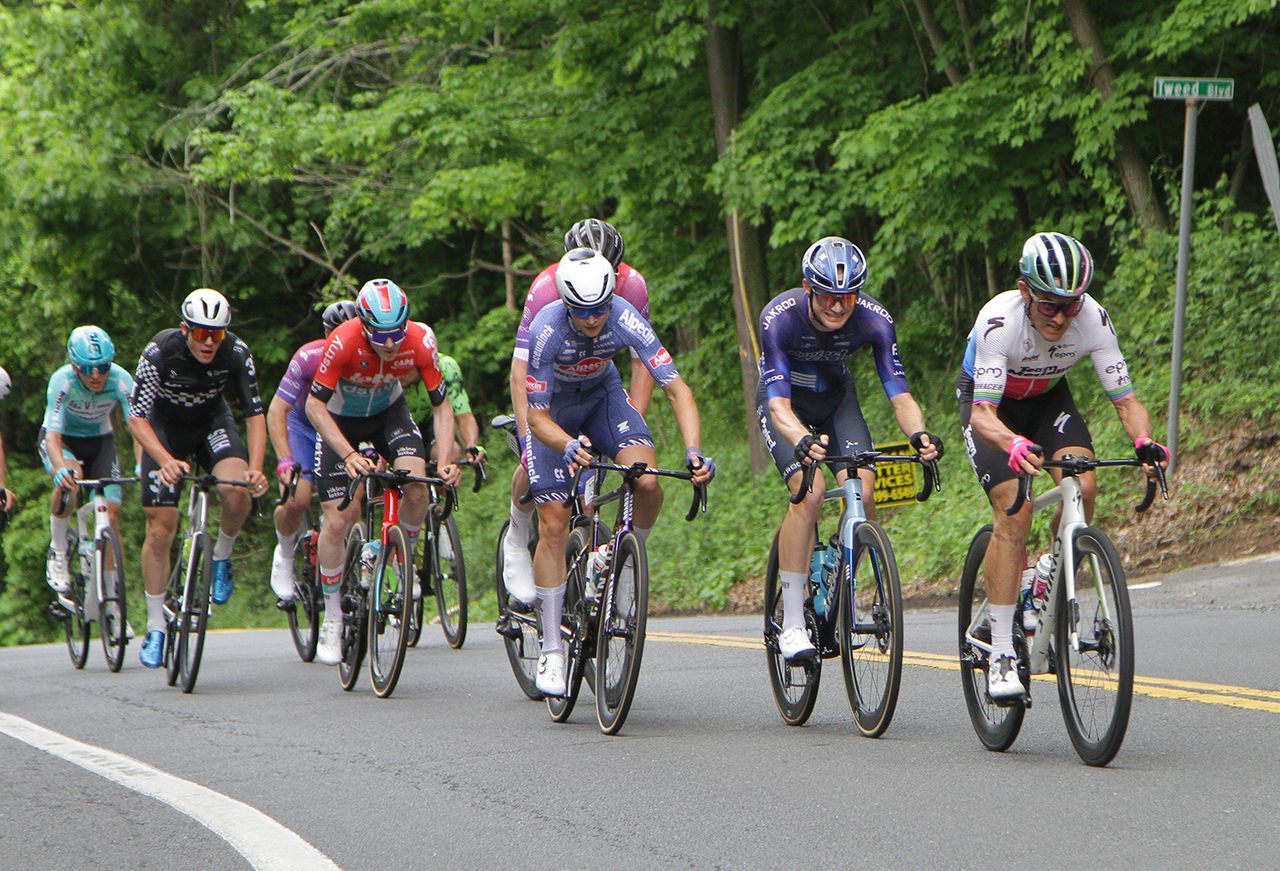 Two UCI ProTeams in the field - VF Group Bardiani - CSF Faizan&egrave; and Team Corratec-Vini Fantini - were part of the early aggressive riding at Gran Premio NYC