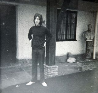 John Lennon at his home Kenwood in Weybridge in the mid 1960s (Pic: Bournemouth News Service/REX/Shutterstock)