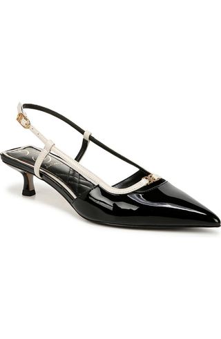 Toni Slingback Pointed Toe Kitten Heel Pump