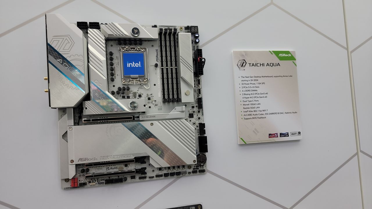 ASRock Arrow Lake-S Motherboards from Computex 2024