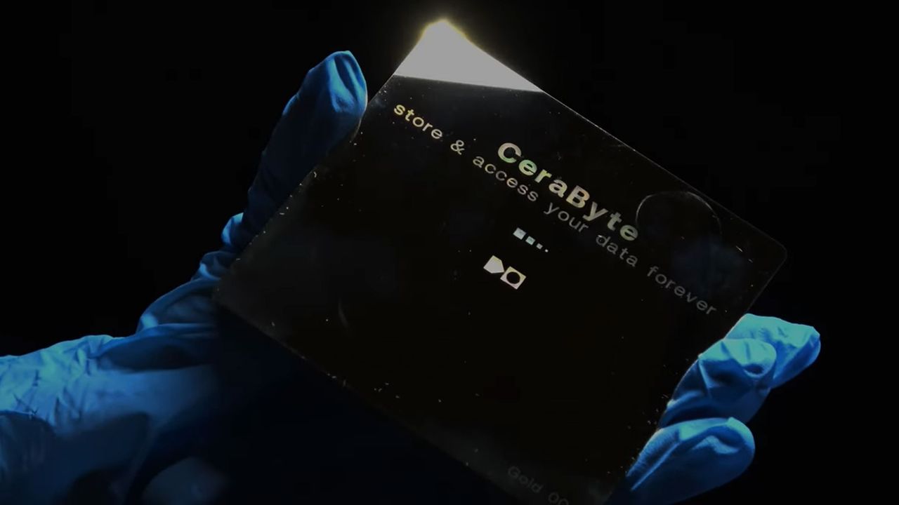 Cerabyte glass and ceramic storage media