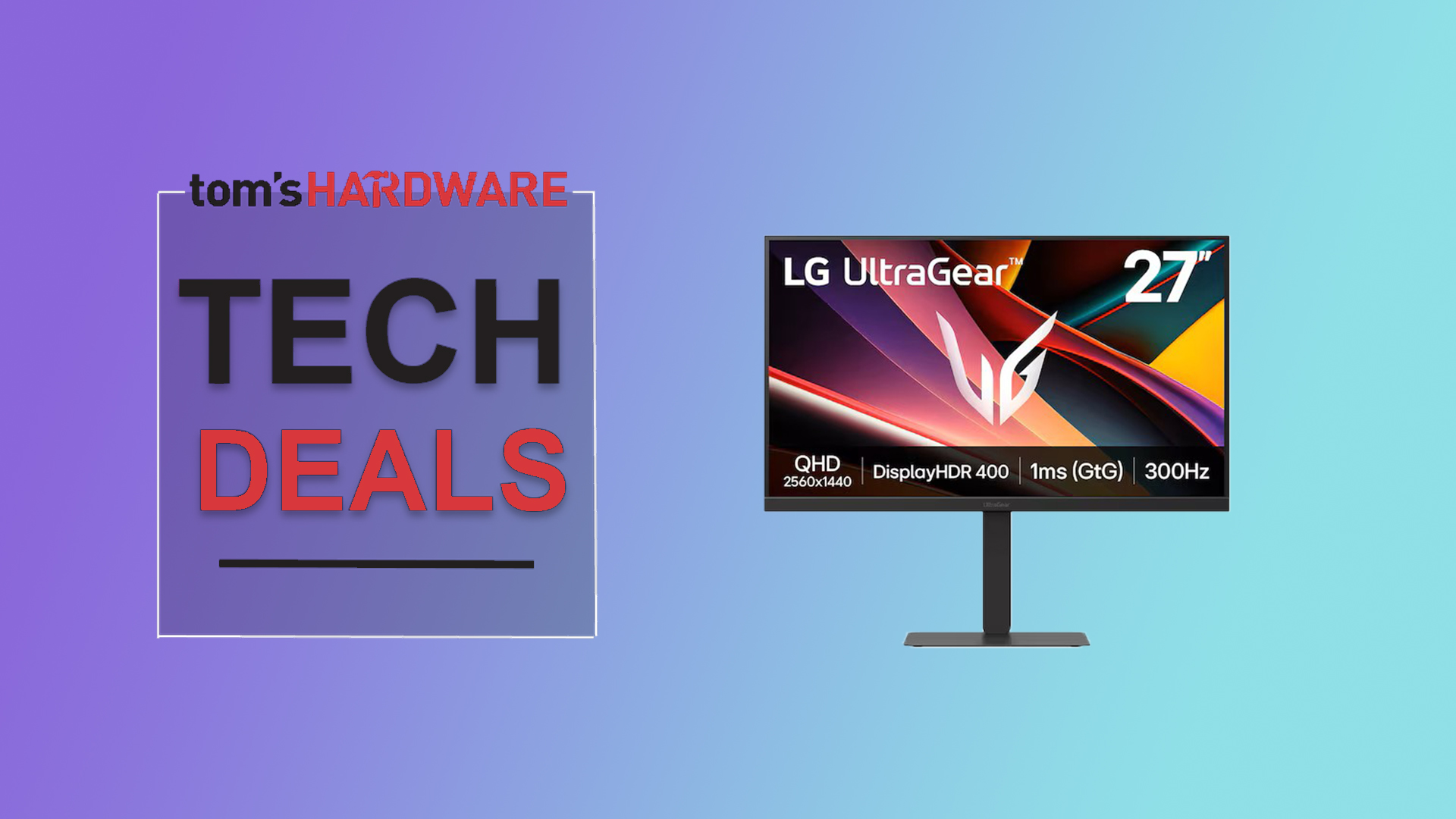 Deals post feature image for the LG UltraGear 27G640A-B gaming monitor
