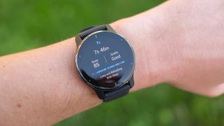  Best Garmin watches: Image of a Garmin Venu 2 Plus being tested by Live Science