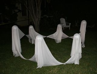 A ghost dance on Halloween.