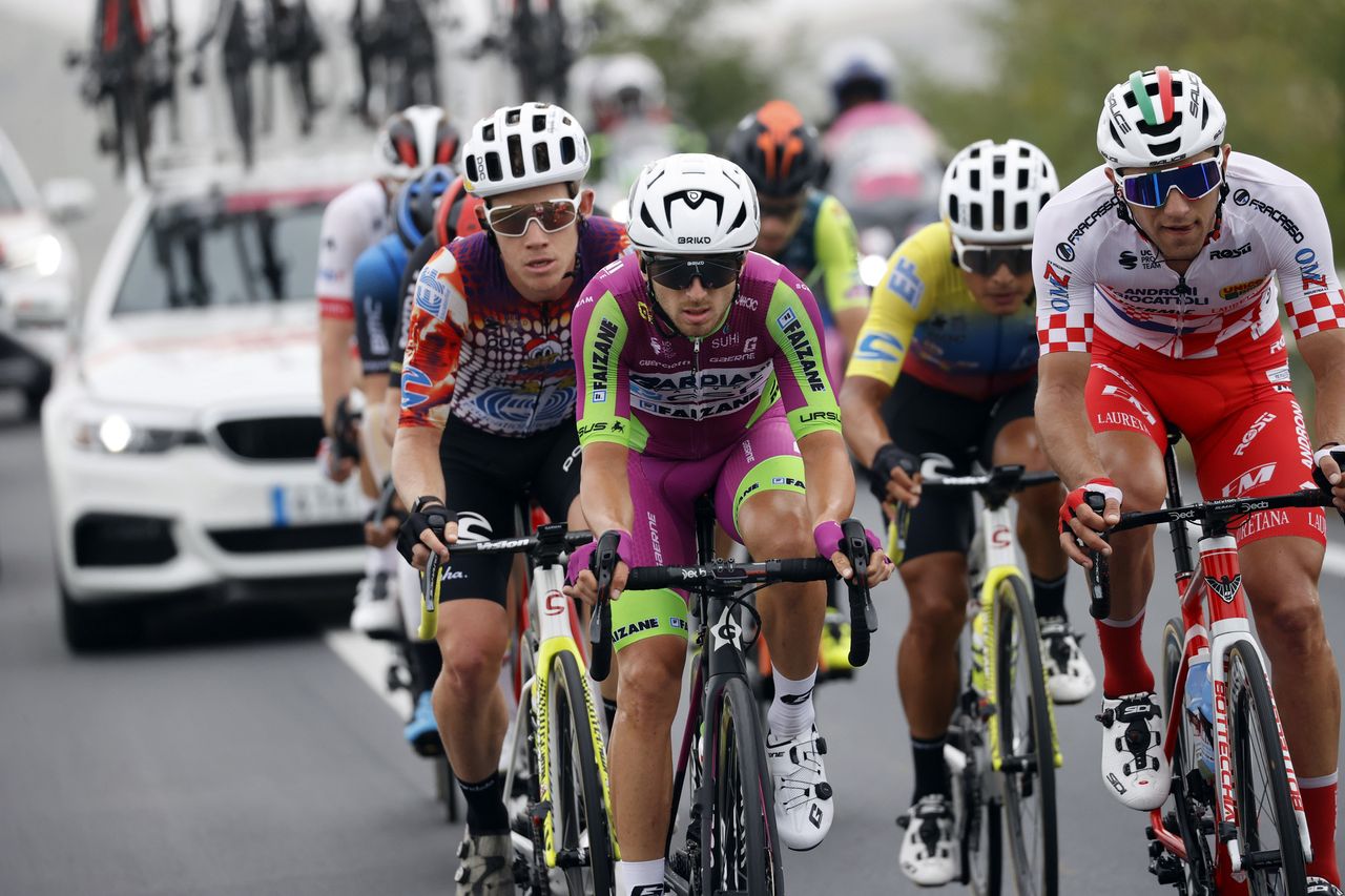 Giro d'Italia 2020 - 103th Edition - 3rd stage Enna - Etna 150&Acirc;&nbsp;km - 05/10/2020 - Francesco Romano (ITA - Bardiani - CSF - Faizane&acirc;) - photo Luca Bettini/BettiniPhoto&Acirc;&copy;2020