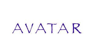 How the Avatar logo would look in straightforward all-caps Papyrus