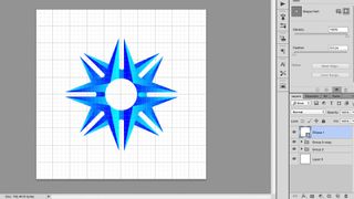 design logo in Photoshop