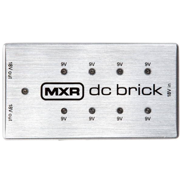 An MXR 237 DC Brick pedalboard power supply
