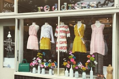 A Red Dress Boutique store