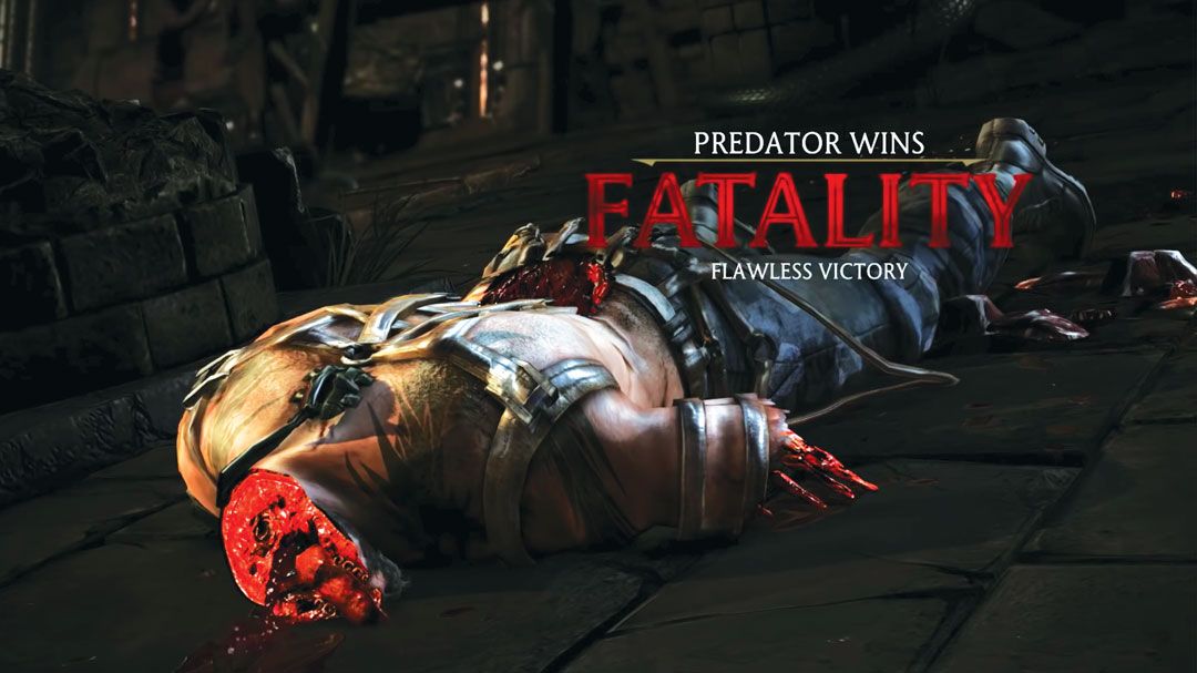 A fatality from Mortal Kombat