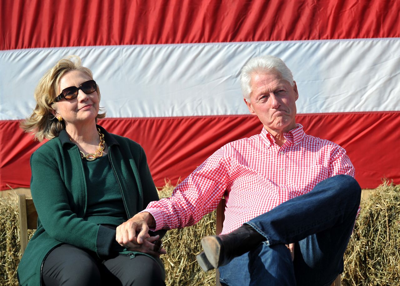 Hillary and Bill Clinton