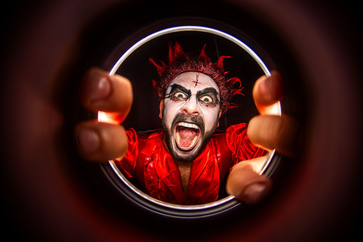 Photo titled Chaotic Energy, taken at a fancy dress party at the RDS in Dublin, Ireland, by Chris Morgan.