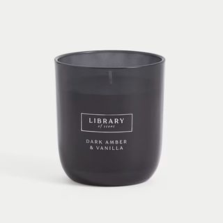 M&S Dark amber and vanilla candle 