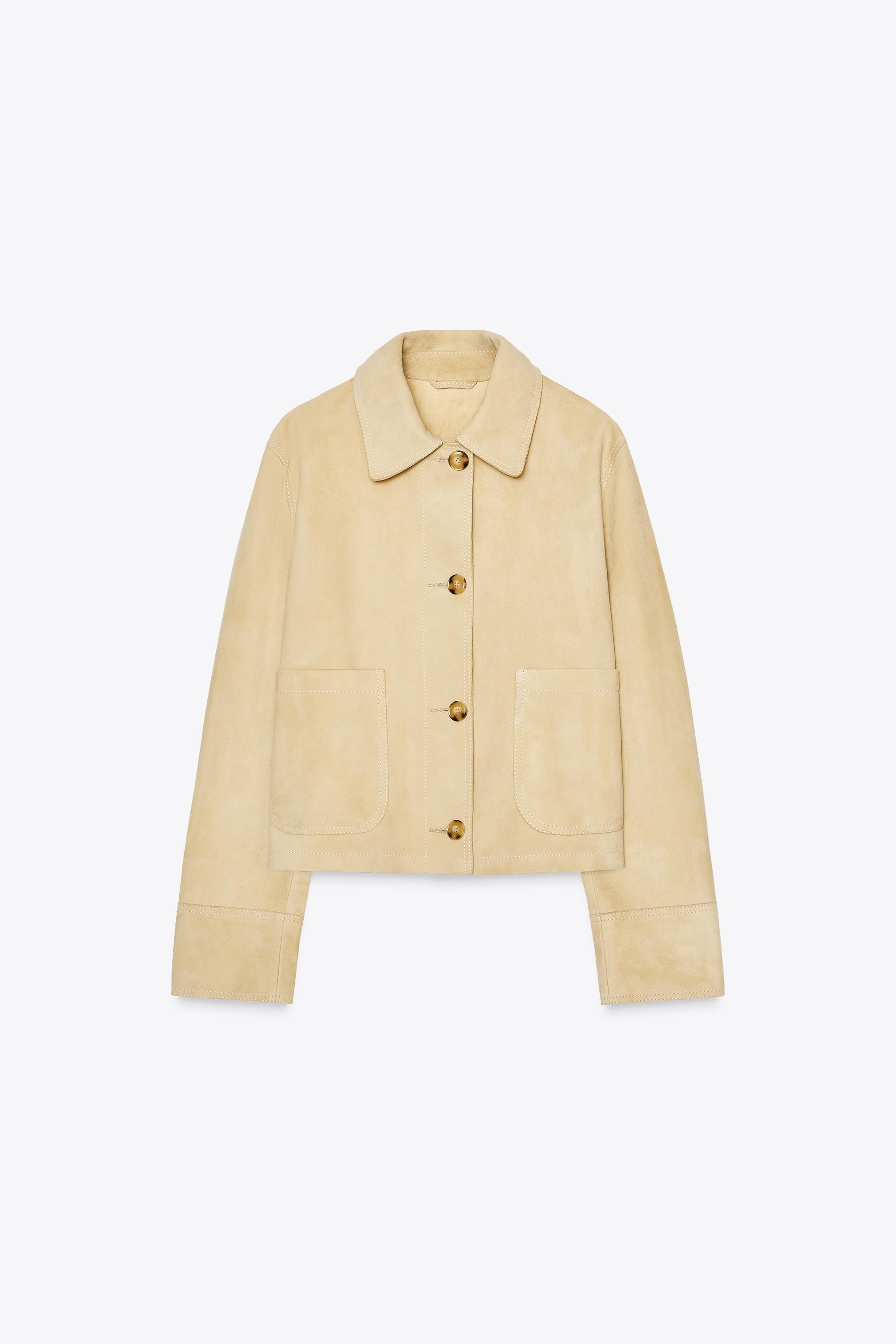 ZARA, Zw Collection Limited Edition 100% Suede Jacket