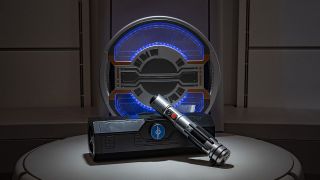 Star Wars: Galactic Starcruiser lightsaber hilt and shield