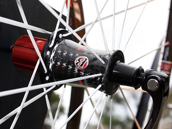 Hubs on the lightest Bontrager Race XXX Lite shallow-section wheels, however, are still made by DT Swiss.