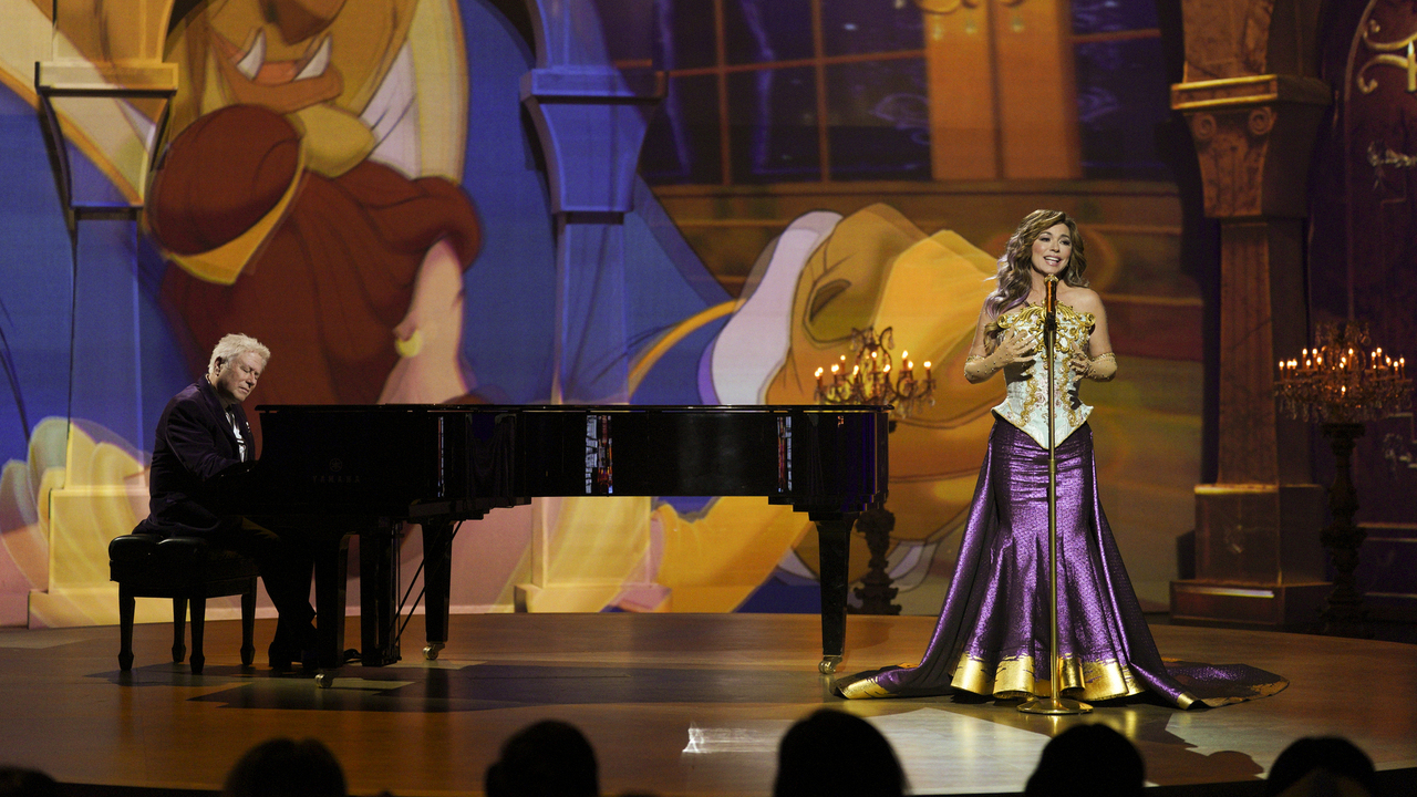 Alan Menken and Shania Twain in Beauty and the Beast: A 30th Celebration