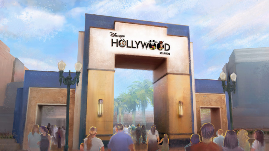 Artist interpretation of Disney Hollywood Studios logo