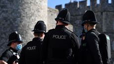 Police officers outside Windsor Castle