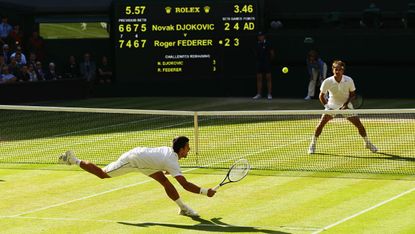 Novak Djokovic beat Roger Federer in the 2014 and 2015 finals at Wimbledon
