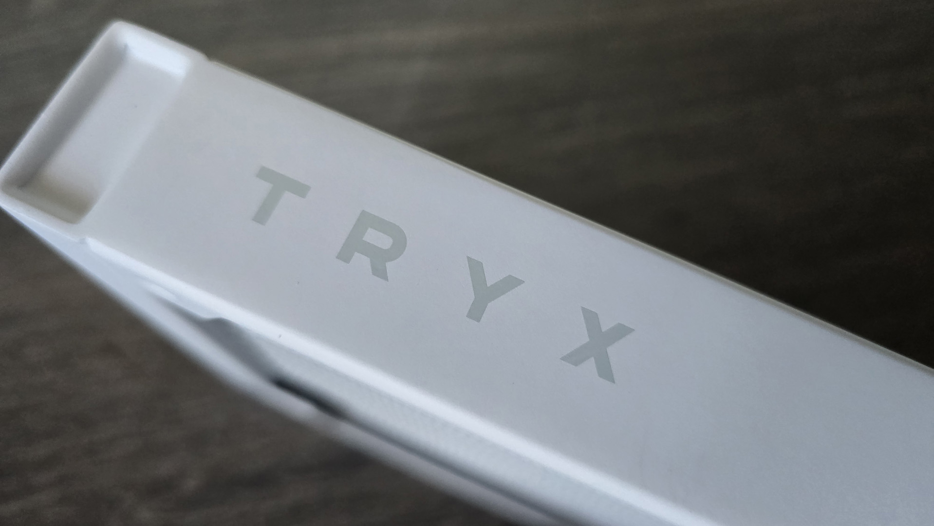 Tryx Panorama 360 liquid cooler installed on a test bench.